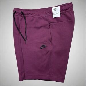 Nike Sportswear Tech Fleece Men's Shorts Rosewood CU4503-653 Size M NEW